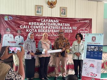 Pemkot Bekasi Sosialisasikan Layanan Darurat Patriot Siaga 112